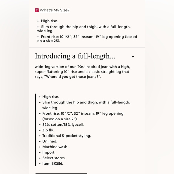 NWT J. CREW HIGH RISE 90’s WIDE LEG JEAN, 28 & 29. - Picture 9 of 11